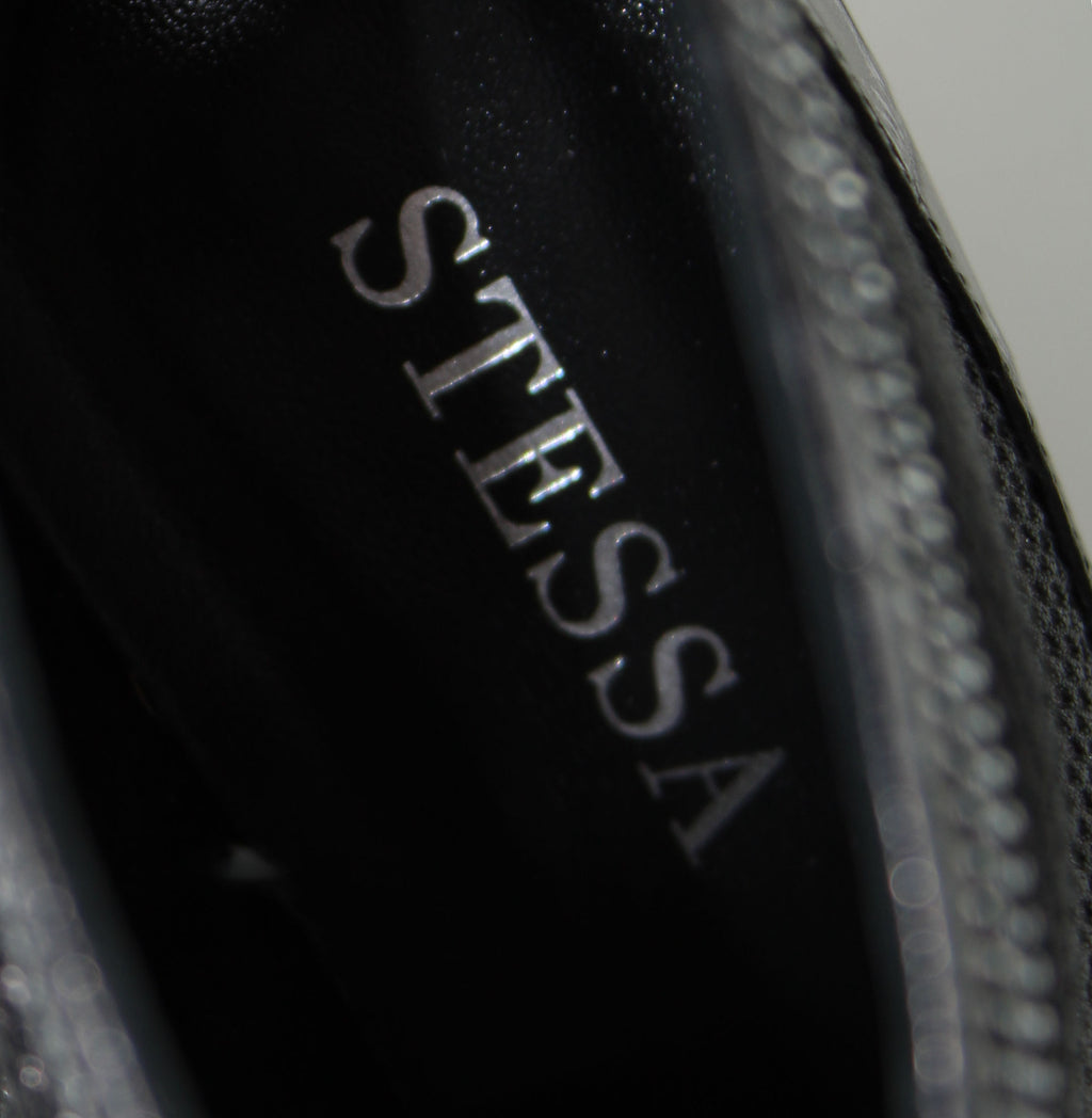 Valentina Croc Mesh Boot in Black - Stessa by Sarah