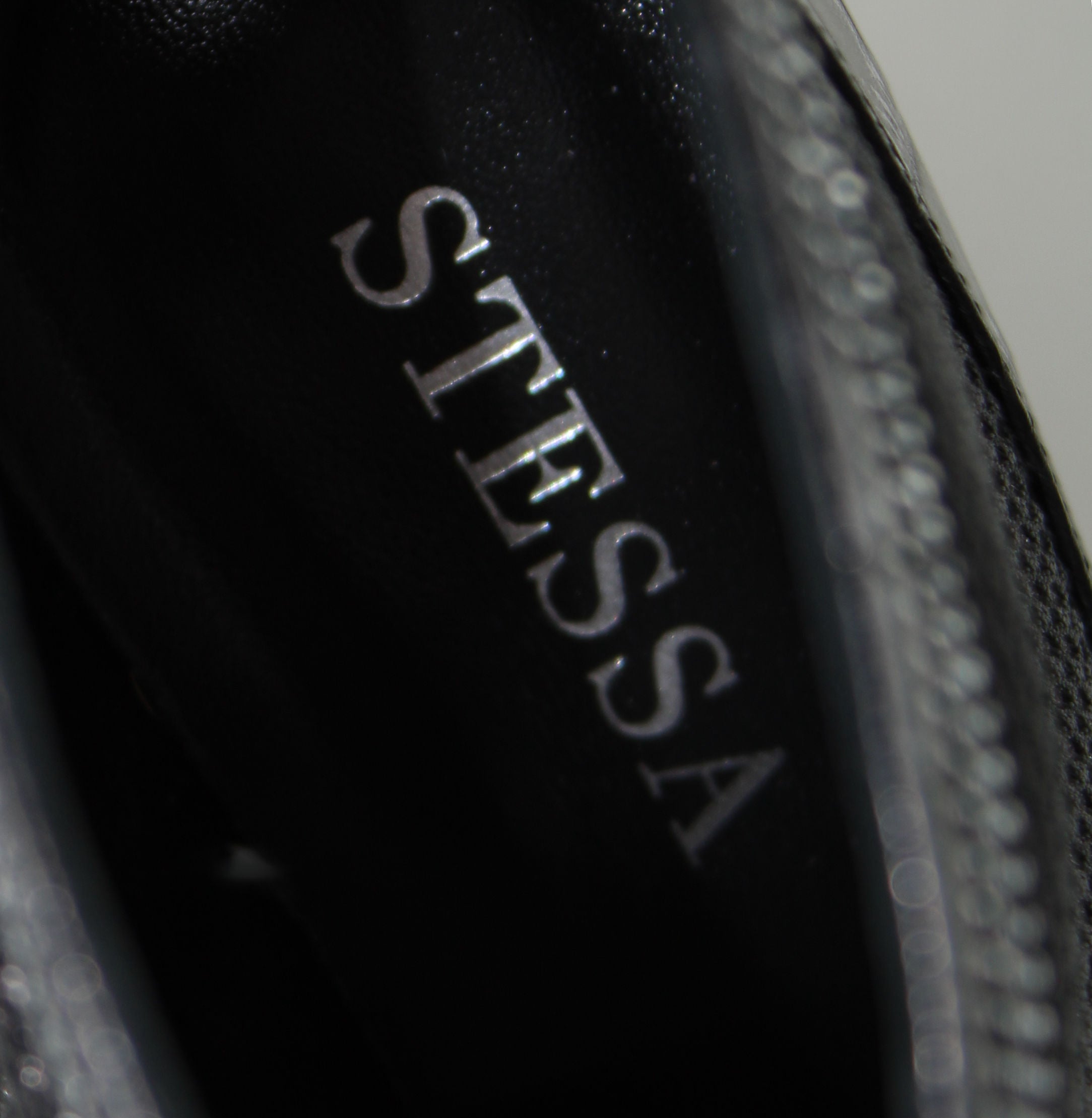 Valentina Croc Mesh Boot in Black - Stessa by Sarah