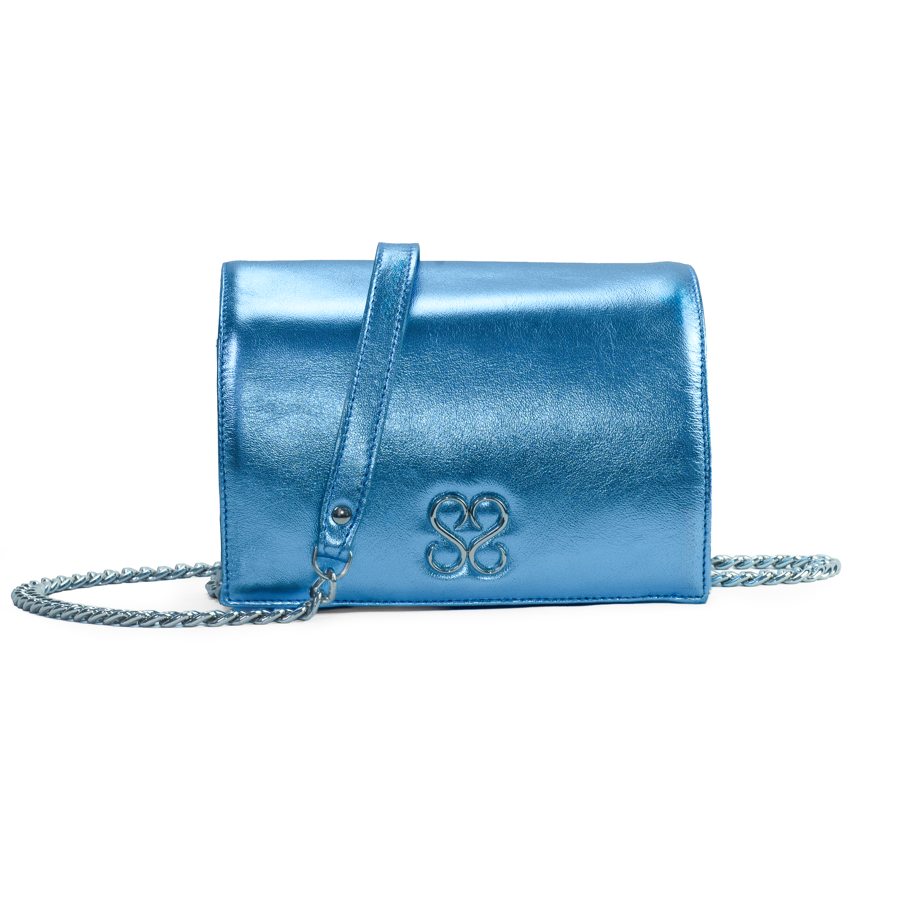 Molly Luxe Clutch in Adriatic Blue - Stessa by Sarah