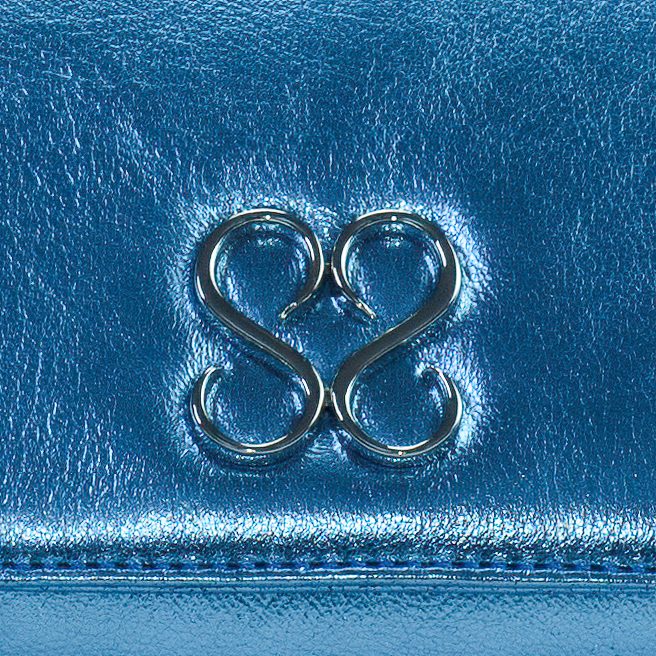 Molly Luxe Clutch in Adriatic Blue - Stessa by Sarah