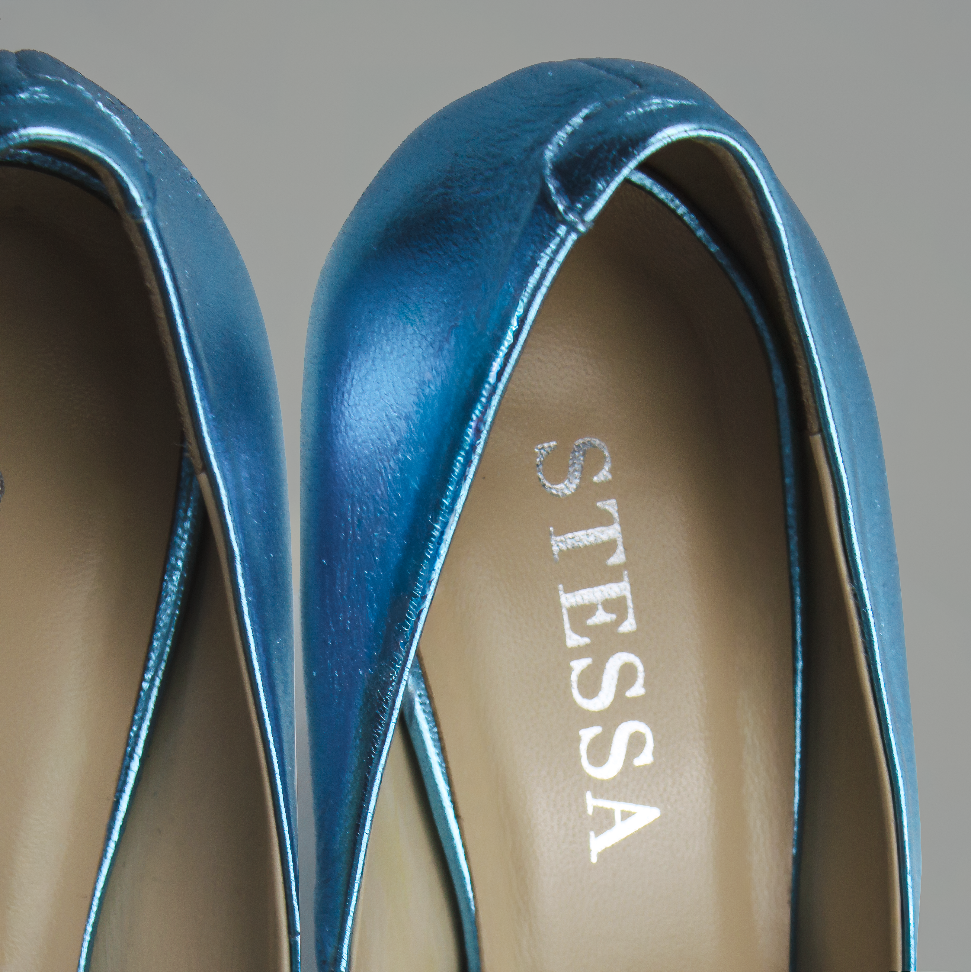 Molly Luxe Stiletto Pump in Adriatic Blue - Stessa by Sarah