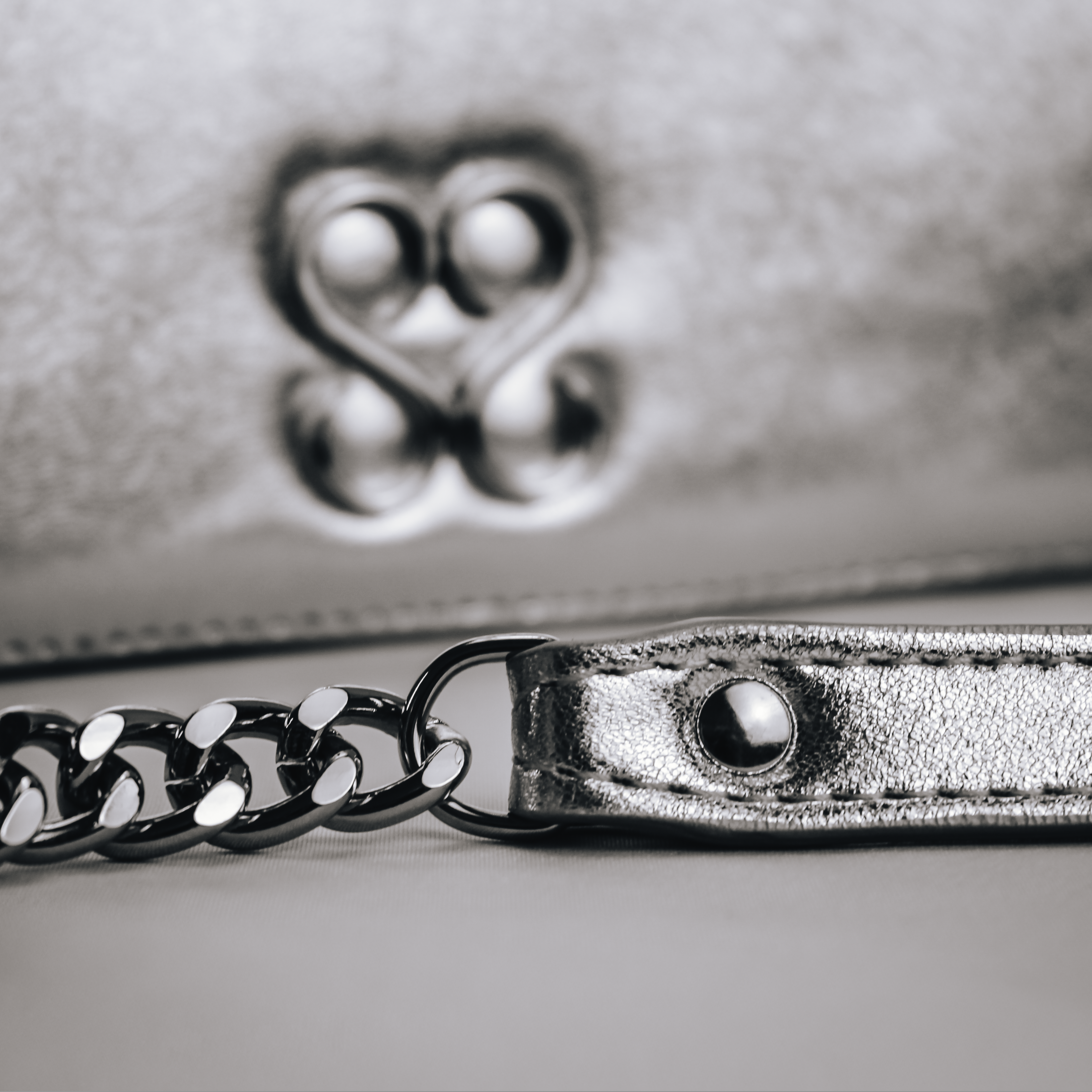 Molly Luxe Clutch in Silver - Stessa by Sarah