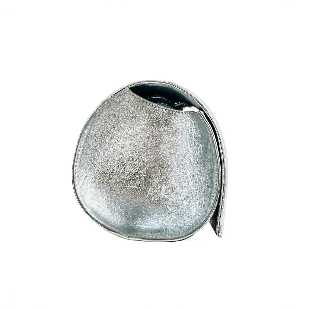 Molly Luxe Clutch in Silver - Stessa by Sarah
