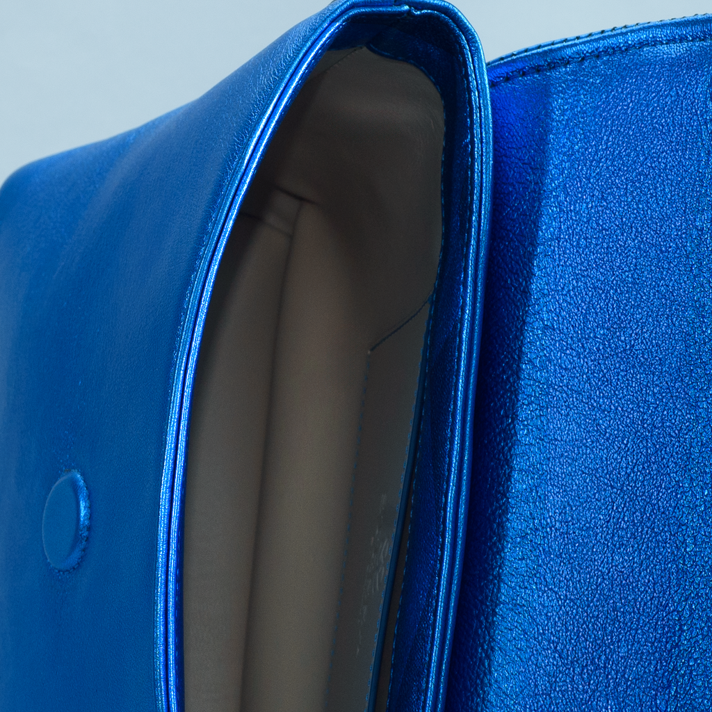 The Avalyn Clutch in Ocean Blue - Stessa by Sarah