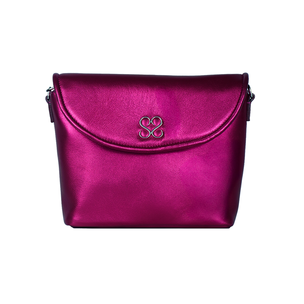 The Avalyn Clutch in Raspberry