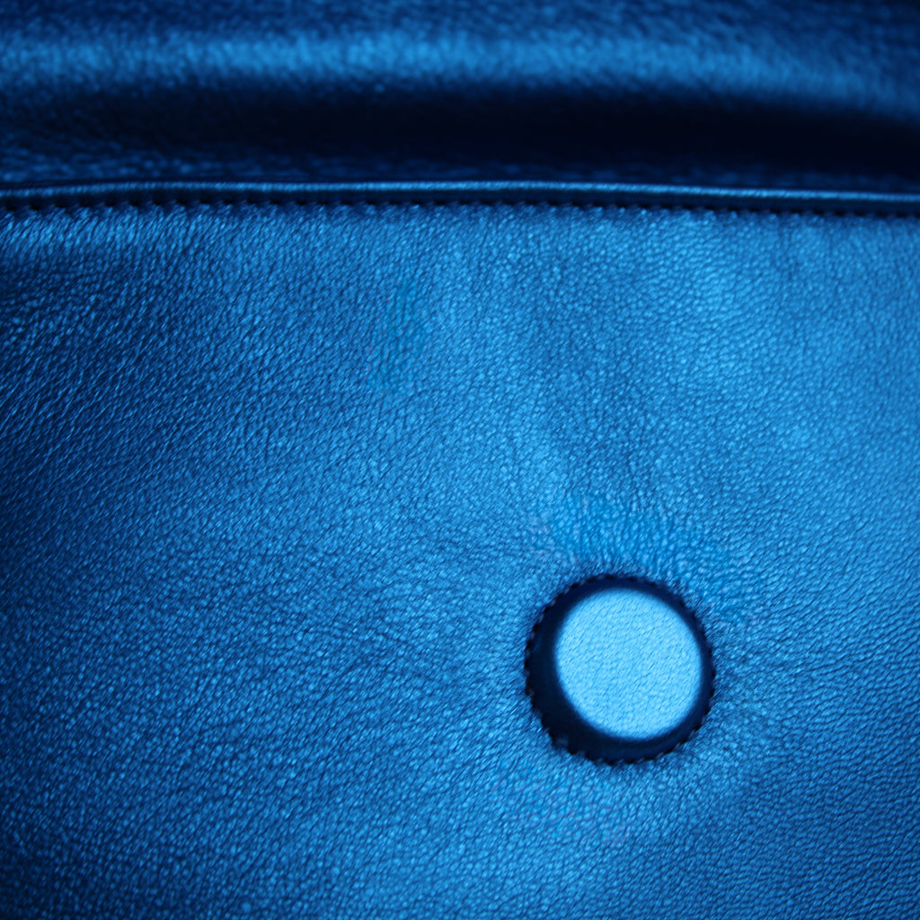 The Avalyn Clutch in Ocean Blue