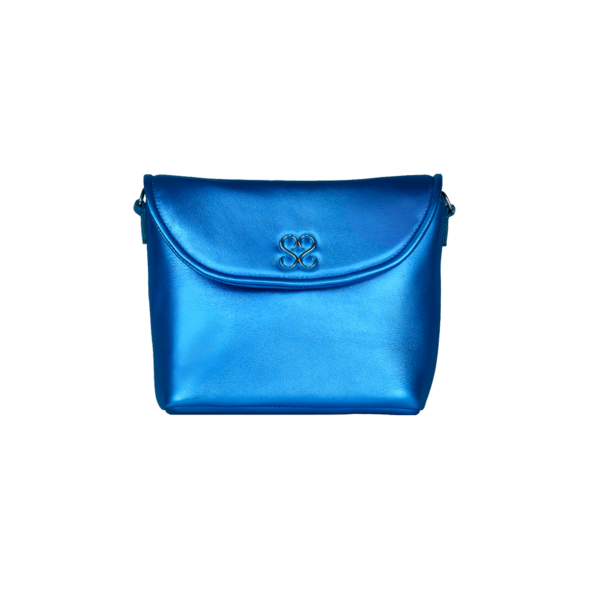 The Avalyn Clutch in Ocean Blue