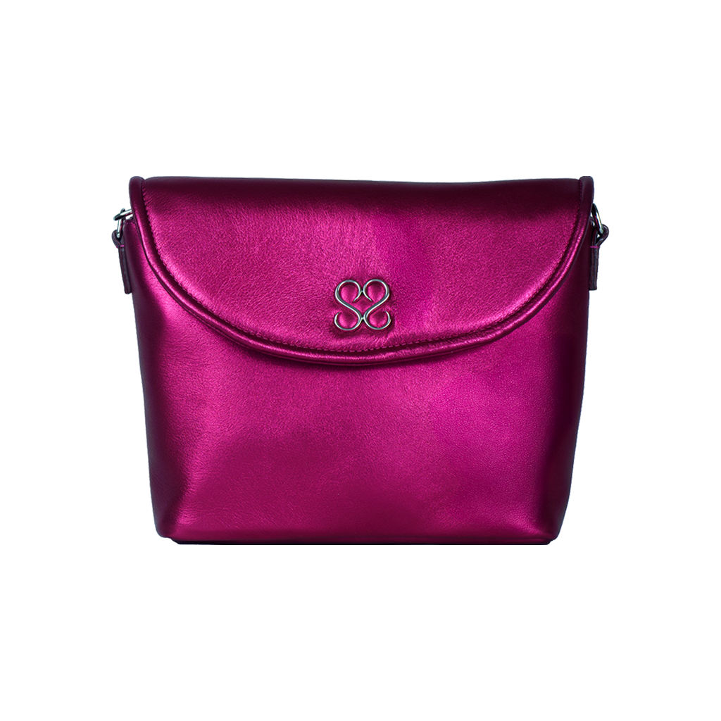 The Avalyn Clutch in Raspberry