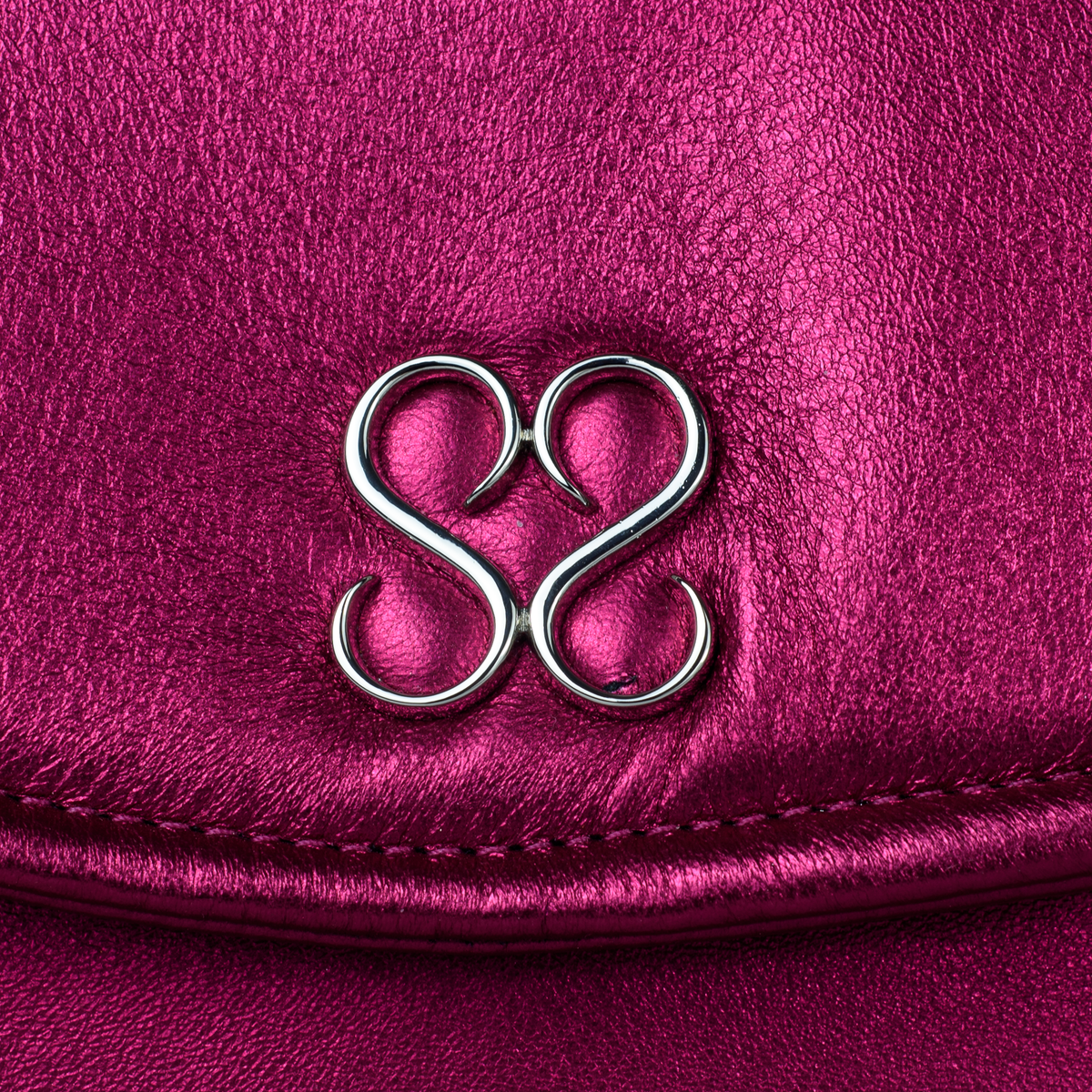 The Avalyn Clutch in Raspberry