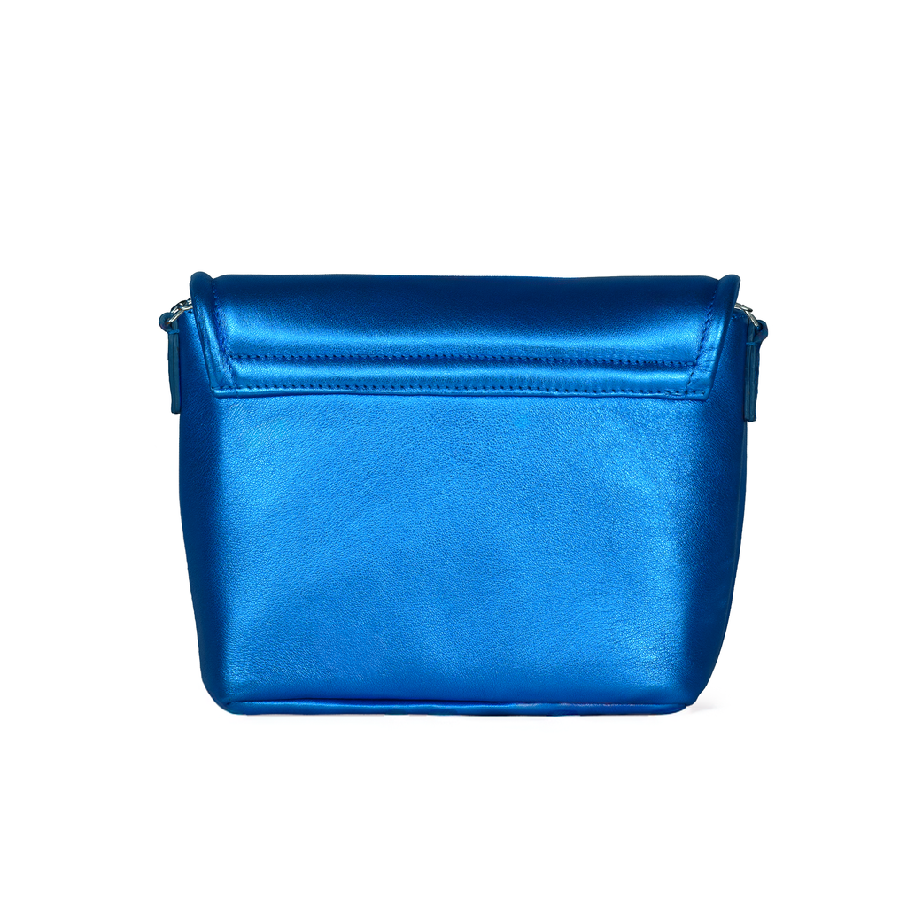 The Avalyn Clutch in Ocean Blue