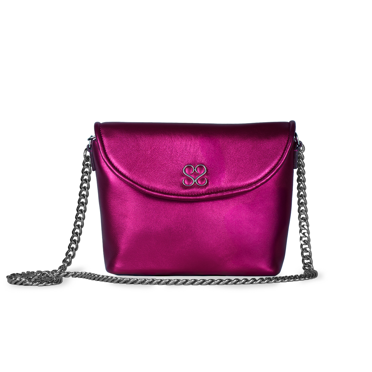 The Avalyn Clutch in Raspberry
