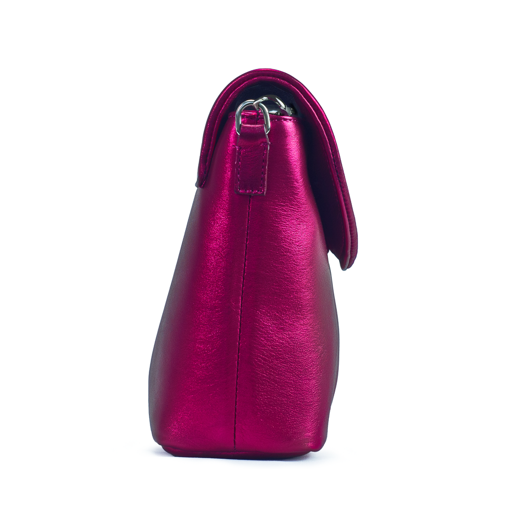 The Avalyn Clutch in Raspberry