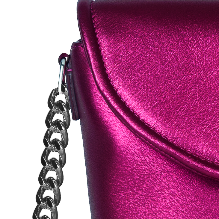 The Avalyn Clutch in Raspberry